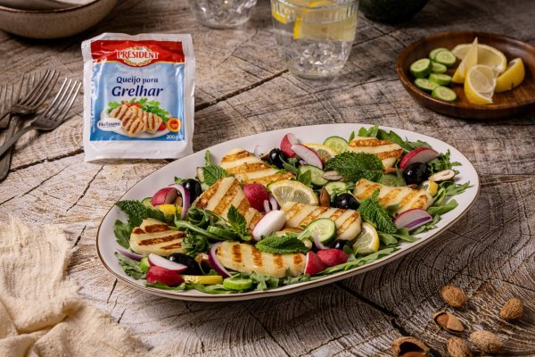 Salada de Halloumi Salada de Halloumi